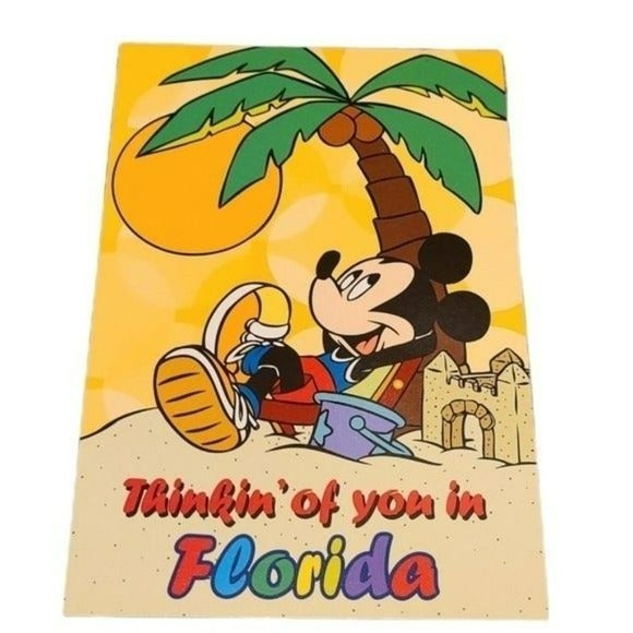 Mickey mouse and friends Florida postcards set of 10 Vintage - Picture 2 of 11